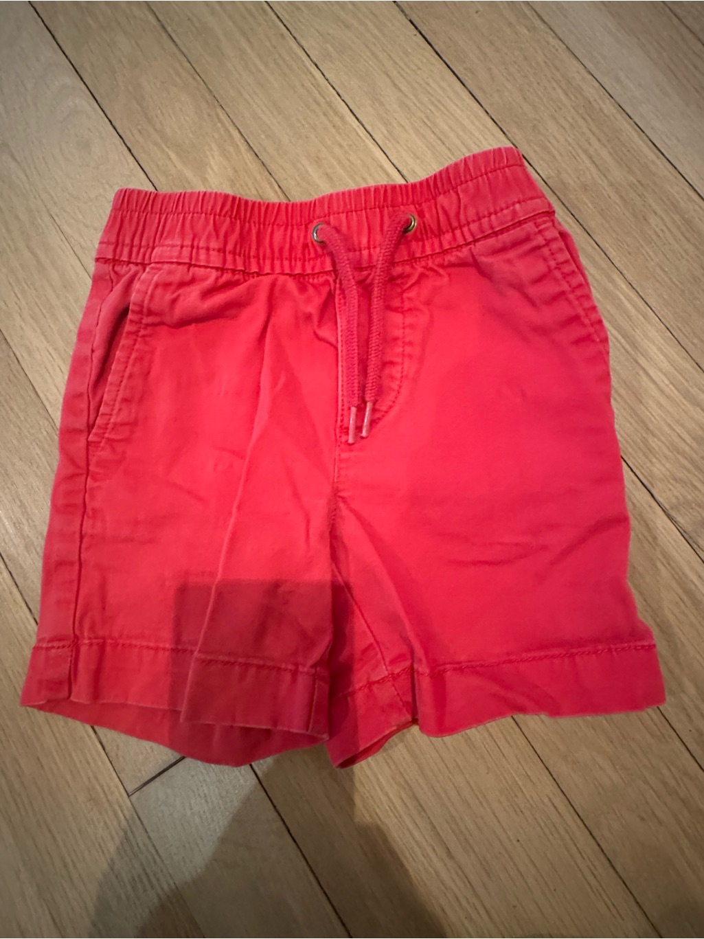 Gap Bright Red Toddler Elastic Waist Shorts
